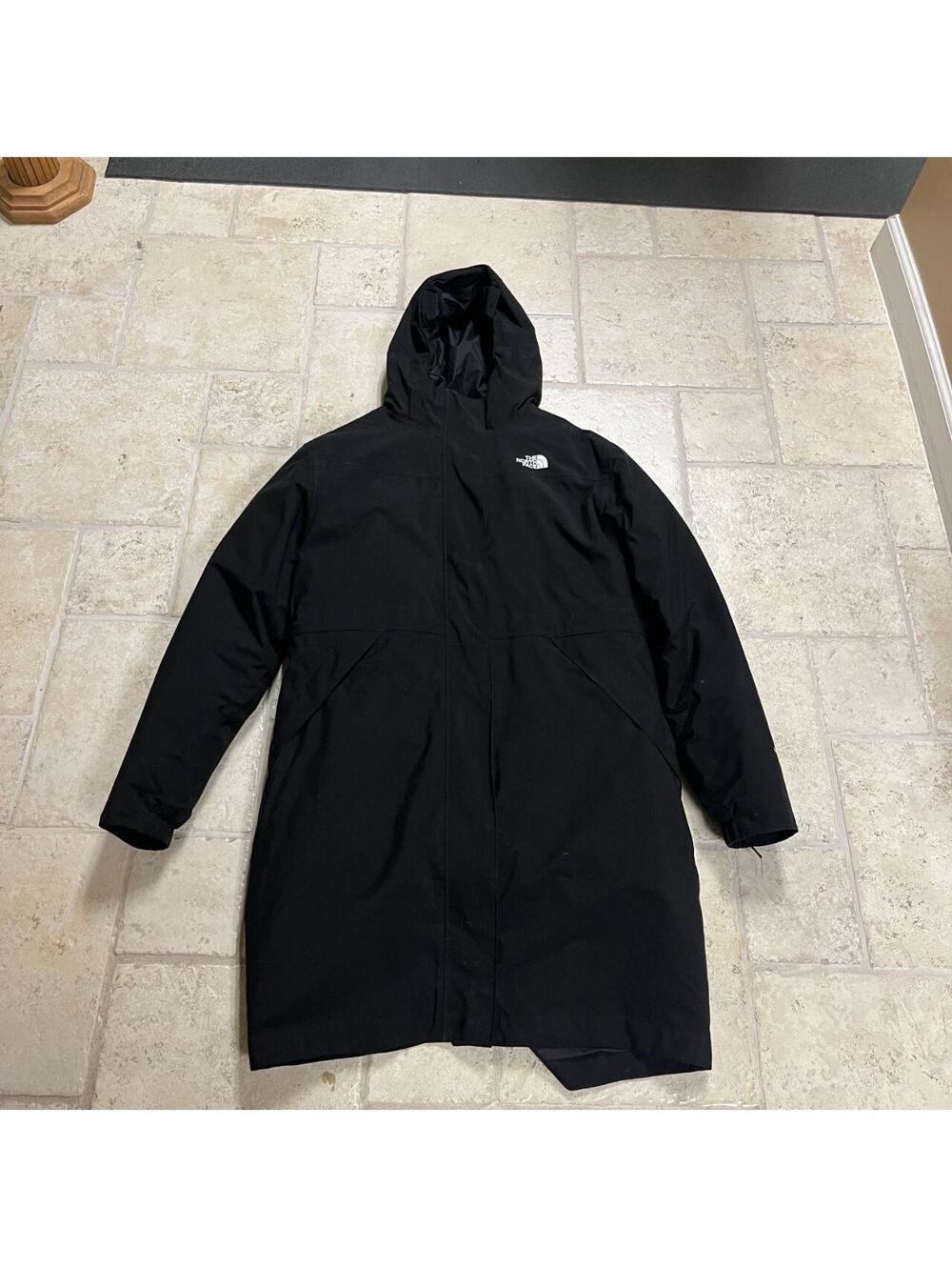 Women's The North Face Sequoia Triclimate Waterproof Puffer Jacket Black Sz. M